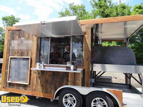 2013 - 8.5' x 16' Pizza Concession Trailer with Porch