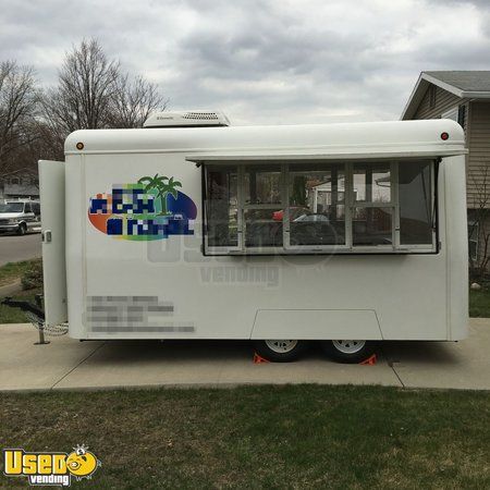 2013 - 7' x 14' Fibrecore Concession Trailer