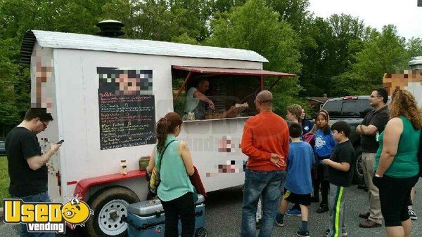 2011 - 4' x 16' Brick Oven Pizza Concession Trailer