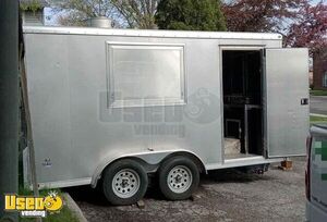 Never Used - 7' x 16' Food Concession Trailer | Mobile Vending Trailer