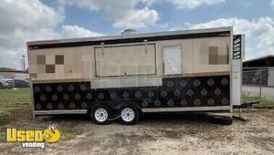 NEW - 2022 7.5' x 20' Kitchen Food Trailer with Fire Suppression System