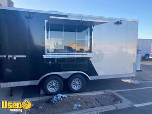 Slightly Used 2021 - 8.5' x 16' Food Concession Trailer with Commercial Equipment