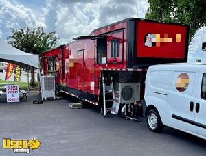 Like New 2022 - 48' x 8.5' Kitchen Food Concession Trailer with Pro-Fire System