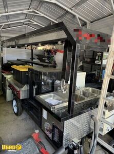 Like New - 2021 5' x 20' Barbecue Food Trailer | Food Concession Trailer