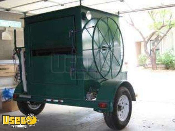 2007- 8' Kornman Corn Roaster Trailer with Gazebo