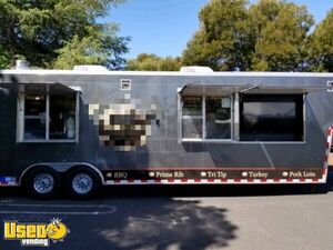 2015 8.5' x 38' BBQ + Food Concession Trailer / Used Mobile Food Unit