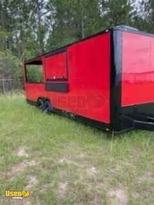 2022 8.5' x 24' Spartan Concession Food Trailer with Porch