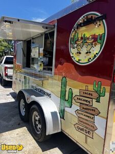 Licensed 2007 - 7.5' x 14' Food Concession Trailer | Mobile Kitchen Unit