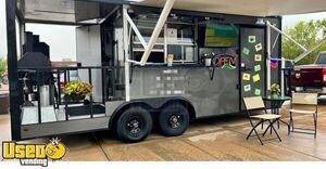 2022 8.5' x 20' Barbecue Food Concession Trailer with Porch