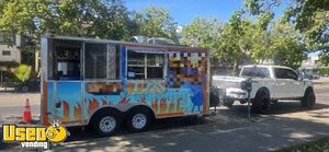 2015 19' Barbecue Kitchen Concession Trailer with HCD Insignia + Pro Fire System