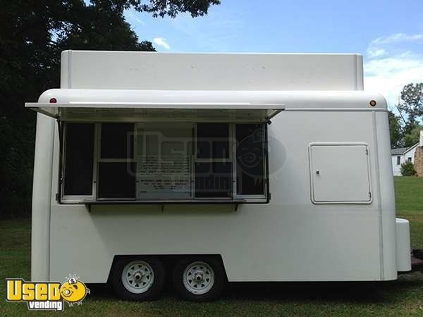 2003 - Fibre Core 7' x 14' Fiberglass Concession Trailer