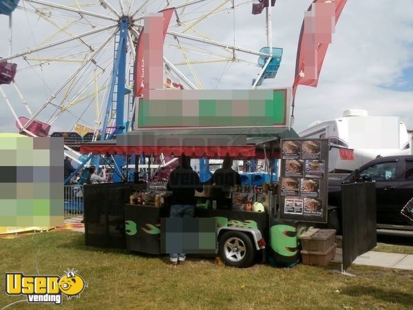 9' x 16.5' BBQ Concession Trailer