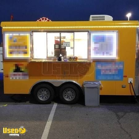 7' x 14' Shaved Ice Concession Trailer