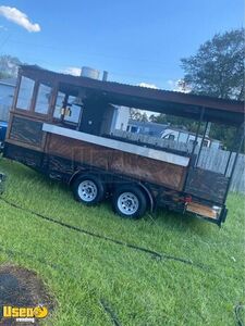 Ready to Grill 16' Open Barbecue Smoker Tailgating Trailer