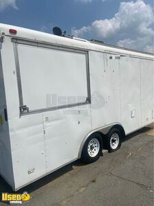 2012 - 18' Used Mobile Kitchen / Ready to Roll Food Concession Trailer