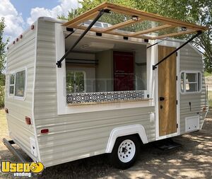 Charming Old Fashioned Retro - 7' x 13' Concession Trailer | Blank Canvas Vending Trailer