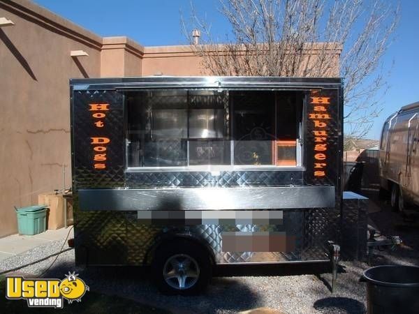 6' x 10' All Stainless Food Concession Trailer