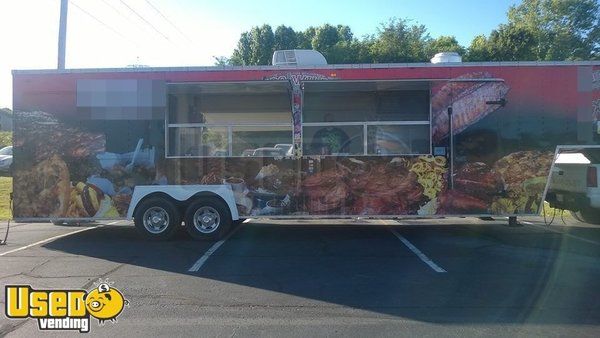 8' x 36' BBQ Concession Trailer