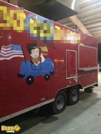 8.6' x 20' Food Concession Trailer