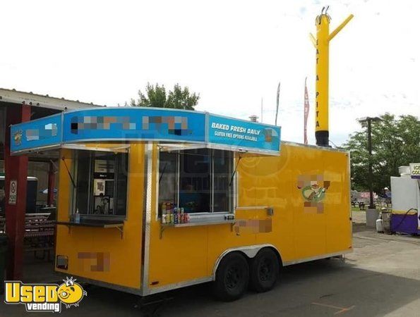 2017 - 8.5' x 20' Quality Food Pizza Soft Serve Concession Trailer