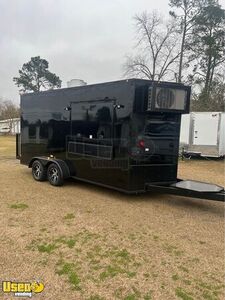 NEW - 2024 7' x 16' Kitchen Food Concession Trailer with Pro-Fire Suppression