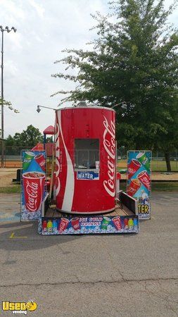 14' Coke Can Beverage Concession Trailer