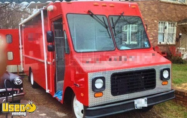 22' GMC Step Van Food Truck / Loaded Mobile Kitchen Pro Fire Suppression System