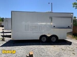 2019 8.5' x 18' Lightly Used Mobile Kitchen Food Concession Trailer