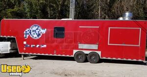 2011 - 8.25' x 33' Gooseneck Custom-Built Kitchen and Catering Food Trailer