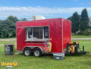 2019 7' x 12' Used Street Food Vending Trailer / Mobile Concession Unit