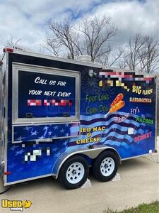 2015 - 7' x 14' Food Concession Trailer-Mobile Food Vending Unit