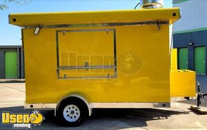 2022 - 7' x 12' Brand New Kitchen Food Trailer with Fire Suppression System