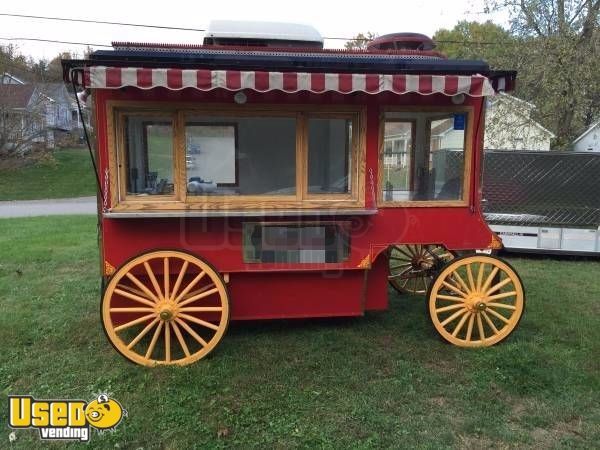 6' x 14' Vintage Cretor's Concession Wagon with Trailer