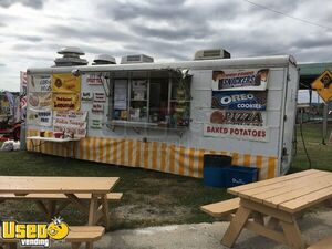 8' x 27' United Food Concession Mobile Kitchen Trailer