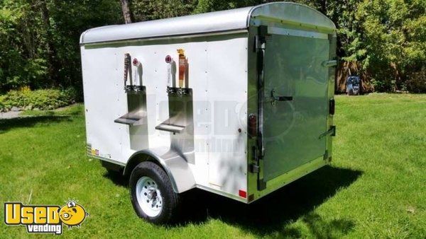2014 - 12' Custom Refrigerated Draft Beer Concession Trailer - New