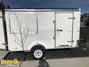 Fresh 2019 6' x 12' Interstate Patriot Never Used Shaved Ice Concession Trailer