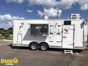 Lightly Used 2020 - 8' x 20' Commercial Mobile Kitchen / Food Concession Trailer