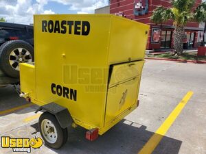 Never Used 4' x 4' Corn Roasting Trailer / New Corn Roaster Machine