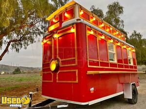 2020 6' x 14' Food Concession Trailer | Vintage Style Food Trailer