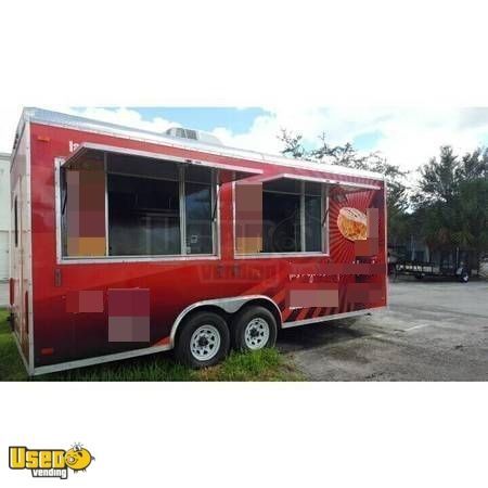 2014 - 8.5' x 20'  Mobile Kitchen Food Concession Trailer