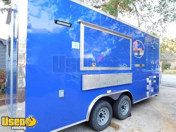 Fully-Equipped 2019 8.5' x 18' SDG Food Concession Trailer with Pro Fire