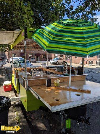 6.8' x 11.4' Coleman Pop Up Camper Beverage Concession Trailer