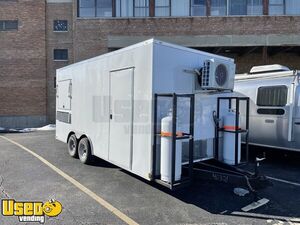 BRAND NEW. 2022 - 8.5' x 18' Fully Loaded Kitchen Food Trailer with Pro-Fire