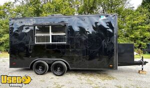 2022 8.5' x 16' Freedom Kitchen Food Concession Trailer with Fire Suppression