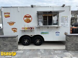 2023 8.5' x 16' Quality Kitchen Food Concession Trailer with Fire Suppression System