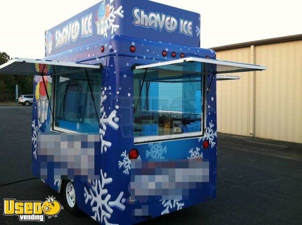 2012 - 6 x 10 Fibercore Custom Built Shaved Ice Concession Trailer