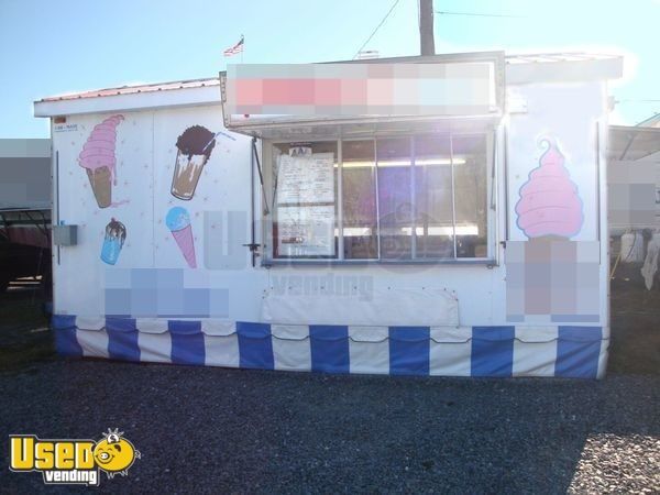 8' x 18' Ice Cream Concession Trailer