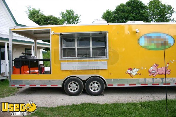 2015 - 8.5' x 23' BBQ Concession Trailer with Porch