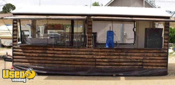 8' x 20' Shaved Ice Concession Trailer