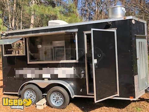 Very Clean 2017 - 6' x 14' Empire Food Concession Trailer / Mobile Kitchen Unit